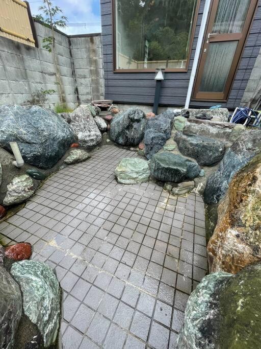 Upopoiログハウス: BBQ付き庭園ステイ Shiraoi Exterior photo